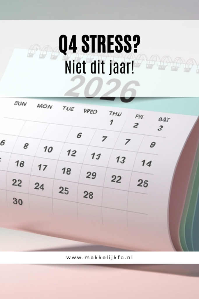 q4 stress, niet dit jaar website